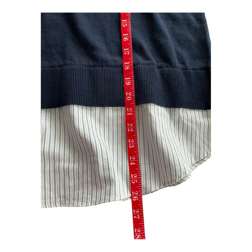 NWT LOFT sweater vest with faux blouse. Short sleeved - Picture 10 of 16